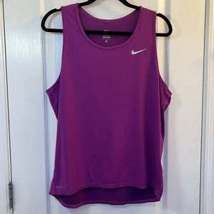 Nike L Mesh Purple Tank Top